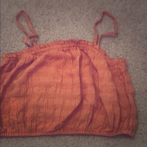 cropped orangish top!